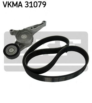 VKMA 31079 SKF Комплект доріжкового ремня (ролик, ремінь)1